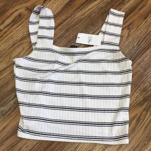 NWT Rue 21 White Crop Top